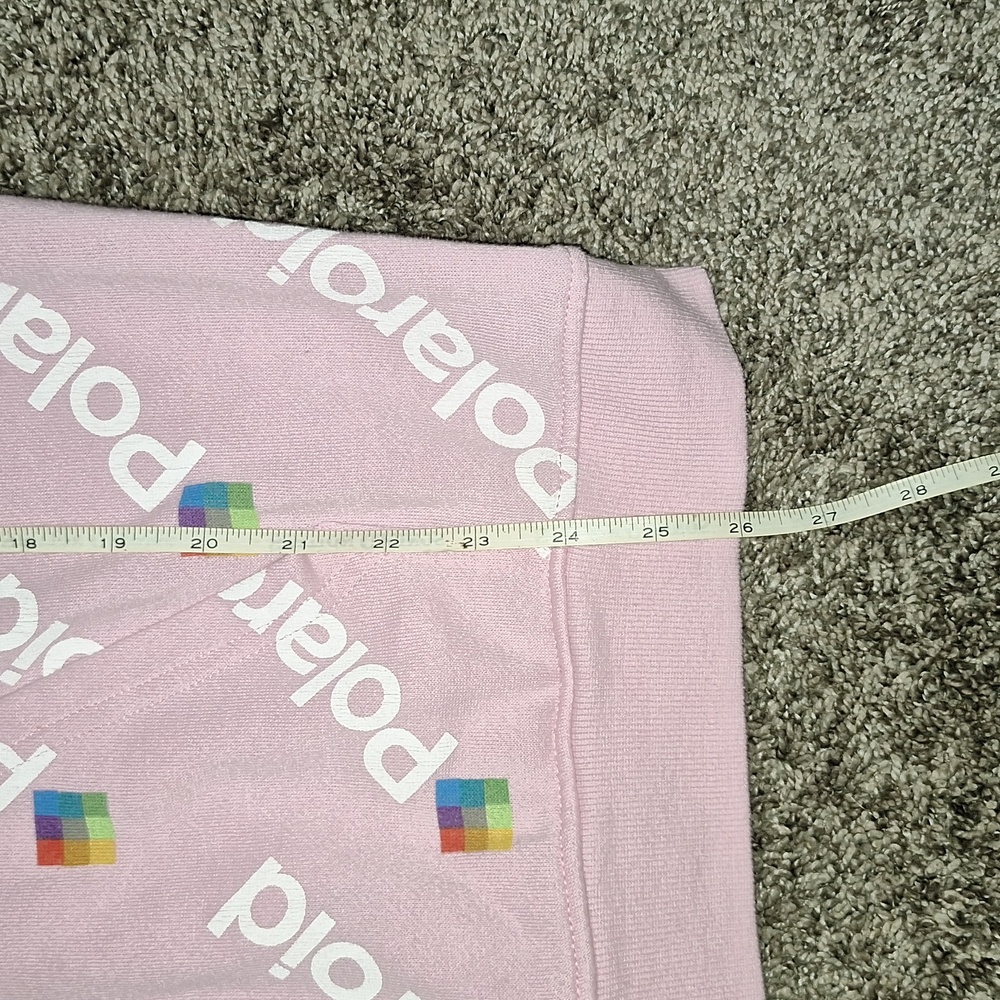 Polaroid long sleeve hoodie sweatshirt - XL - pink - Picture 6 of 6